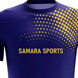 Camisetas de hombre bordadas de manga corta de verano transpirables de alta calidad con logotipo personalizado - Product Image 3