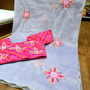 Fabricante indio, Sari de secuencia tradicional de calidad superior, último diseño, ropa de fiesta de boda disponible, precio al por mayor 2025 - Product Image 1