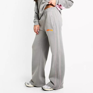 Pantalones Deportivos de Invierno para Mujer, Estilo Urbano, Logotipo Personalizado con Serigrafía, Corte Regular, Encaje para Mujer, Ropa Urbana - Product Image 5