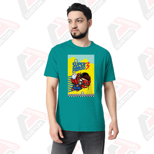 Men's Essential Ultra Soft Comfortable T-<b>Shirt</b> <b>for</b> Summer Eco-Friendly Appliques Decoration Denim Batik <b>Corduroy</b> Fabric Options - Product Image 3