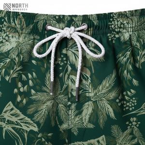 Pantalones Cortos Deportivos Casuales para Hombre, de Cintura Media, Color Sólido, para Gimnasio y Entrenamiento, de Poliéster/Algodón, Secado Rápido, con Cierre de Cordón - Product Image 4