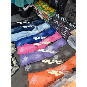 Shorts en jean décontractés de haute qualité pour hommes, style streetwear, avec strass, respirants, séchage rapide, personnalisables, dernière conception, taille mi-haute - Product Image 4