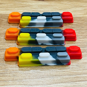 Custom <strong>Silicone</strong> <strong>Rubber</strong> Keyboard Keypad Membrane Switch Keypad <strong>with</strong> Push <strong>Button</strong> Covers for Electronic Devices - Product Image 6