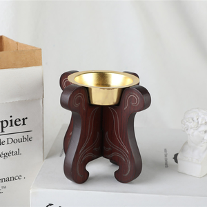 Boîte à encens en bois arabesque de luxe, vente en gros, brûleur à bakhoor oud personnalisé, fait à la main, durable, naturel et aromatique - Product Image 3