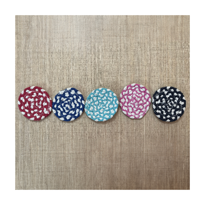 Sets de dessous-de-plat en coton tressé faits à la main 12x12 cm - Sets de table écologiques naturels pour la salle à manger, réversibles rustiques - Product Image 4