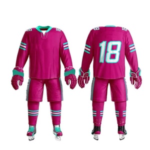 Uniforme de Hockey Sobre Hielo de Poliéster de Alta Calidad, Uniforme de Hockey Sobre Hielo de Alta Calidad, Nuevo Diseño, OEM - Product Image 4