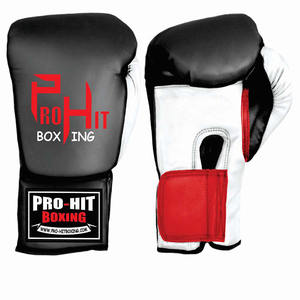 Vêtements d'entraînement professionnels Gants de boxe Fabricant en cuir véritable Gants de boxe gagnants bleus sur mesure - Product Image 6
