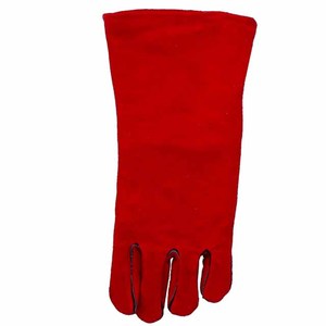 Nuevo 2025 Guantes de parrilla de trabajo de soldadura resistentes al calor y al fuego hechos a medida de la mejor calidad Guantes de soldadura de cuero - Product Image 3