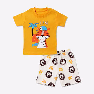 Ensemble T-shirt et short en tissu éponge pour homme, mode été, décontracté, séchage rapide, respirant, coton/polyester, couleurs personnalisées, taille personnalisée - Product Image 1