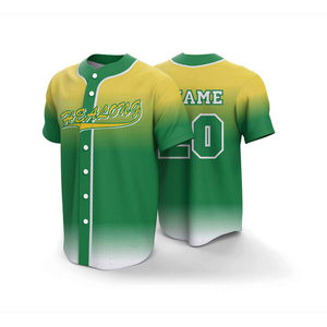 Uniforme de baseball cousu à impression numérique par sublimation, vous possédez un maillot d'équipe pour hommes - Product Image 1