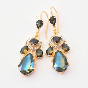 ขายส่ง925เงินสเตอร์ลิงต่างหูลดลงเครื่องประดับอัญมณีทำมือดีไซน์โบราณทันสมัยของขวัญแต่งงานสำหรับผู้หญิง - Product Image 5