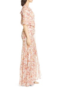 Verano gasa Floral Maxi Vestido de playa Casual mujeres personalizado largo elegante Halter espalda descubierta Maxi vestido señoras - Product Image 6