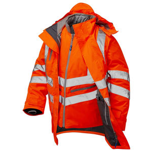 Nouvelle arrivée, veste de sécurité à col montant en Cordura pour hommes, service OEM, imperméable, respirante, extérieure, personnalisée, de haute qualité - Product Image 2