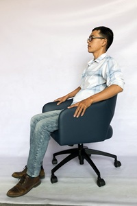 <b>Office</b> Swivel Chair High Quality Foam PVC Thickness Style Modern Hospitality <b>Office</b> Application Swil 4 Vietnam Manufacture Price - Product Image 5