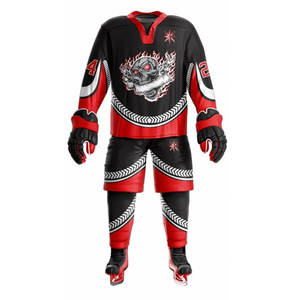 Uniforme de Hockey sobre Hielo para Hombres y Jóvenes, Conjunto de Jersey con Diseño Personalizado para Clubes y Ligas - Product Image 5