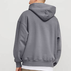 Su propio diseño Marca Logo Imagen Personalizada Hombres y personalizada Nueva llegada Hombres Manga larga 100% Algodón Drop Shoulder Hoodies - Product Image 2