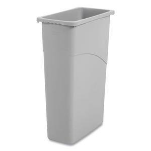 Contenedor de Basura Delgado Boardwalk de 23 Galones, HDPE, Gris, Material PP, para Oficina, Cocina, Exteriores, Espacios Públicos, Restaurantes - Product Image 3