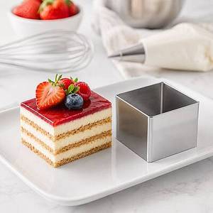 Outil à pâtisserie : Cercle à pâtes et à parfaits 8x8x6 cm - Product Image 2