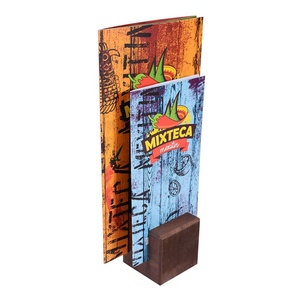 DIVRIS Wooden Modern Rectangle Portable Place Card Holder Durable Table Decoration - Product Image 3