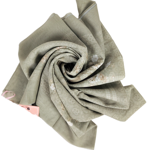 Oferta exclusiva para mujeres musulmanas formales con estilo Nara Series manga corta algodón Hijab bufanda Sage impresión Digital para primavera - Product Image 3