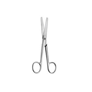 กรรไกรตัดเหล็กสแตนเลสเกรด14ซม. ใช้สำหรับผ่าตัดแบบแมนนวลใบมีดตรงเครื่องมือแหล่งพลังงานปลอมสำหรับการผ่าตัดขั้นพื้นฐาน - Product Image 3