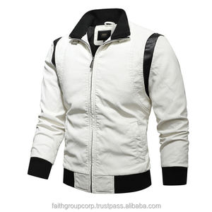 Chaqueta de Invierno Casual de Moda para Hombre, de Cuero Genuino, Transpirable y Elegante, con Opciones Personalizables - Product Image 1