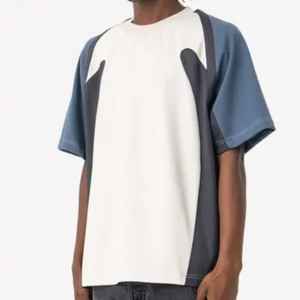 T-shirts en coton à col rond avec motif en relief 2025 pour hommes - Product Image 4