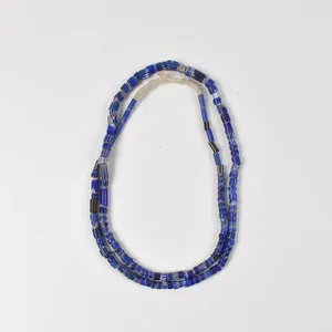 Cuentas auténticas antiguas de Chevron para comercio veneciano, cuentas de cristal multicapa hechas a mano para fabricación de joyas, suministro a granel al por mayor - Product Image 2