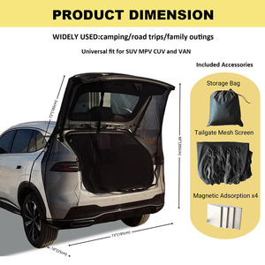 Usine personnalisée voiture Camping Net accessoires insecte moustique prévention hayon maille écran pour SUV/MPV/Mini <span class=keywords><strong>Van</strong></span> - Product Image 2
