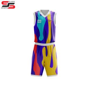 เสื้อบาสเก็ตบอลชุดบาสเก็ตบอลทีมเจอร์ซีย์ชุดกีฬาดีไซน์ของคุณเอง - Product Image 1