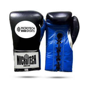 High Quality Professional Lace-Up Leather <b>Boxing</b> Gloves with Custom Logo for <b>Outdoor</b> Scenes-Wholesale - Product Image 6