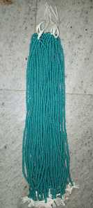 ลูกปัดแก้วสีฟ้าน้ำทะเลแบบเก่าสั่งทำบนสายเหมาะสำหรับนักออกแบบเครื่องประดับและร้านขายลูกปัด - Product Image 3