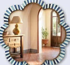 Miroir mural en résine écologique de luxe fait à la main, décoration moderne et élégante pour les maisons, les bureaux, la décoration de mariage - Product Image 2