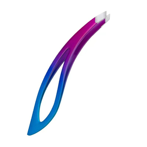 Pince à sourcils de précision de haute qualité avec pince en acier inoxydable outil de maquillage à pointe inclinée pour l'épilation du visage hommes femmes - Product Image 2