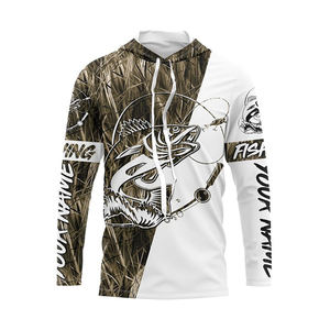 Jersey de pesca de manga larga para hombre, sudaderas con capucha de verano transpirables, secado rápido, 2025 poliéster, sublimación DTF, 100% - Product Image 5