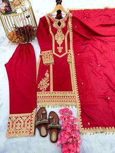 ชุดปักลายผ้าไหมชินอนบริสุทธิ์ล่าสุดออกแบบโดย fabzone - Product Image 5
