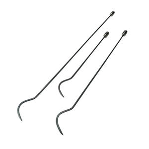 Veldran Edition Lot de 3 tiges PDR rotatives 8mm 360 50cm, 70cm, 90cm Outils de débosselage sans peinture en acier à ressort blanc - Product Image 4