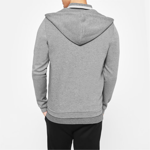 Sweat à capuche pull-over de couleur personnalisée pour hommes Sweat à capuche streetwear avec poches kangourou Sweat à capuche zippé uni décontracté pour la vente en gros - Product Image 5