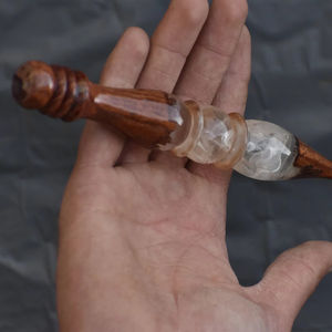 Crochet fait main en résine et en bois pour points lisses Crochets légers en résine de Falak World Export - Product Image 4