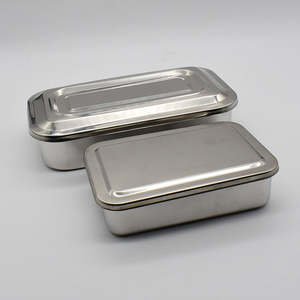 Bandeja de instrumentos de nueva calidad, caja de cesta, caja de instrumentos quirúrgicos de desinfección de acero inoxidable 304, bandeja de esterilización con cubierta - Product Image 6