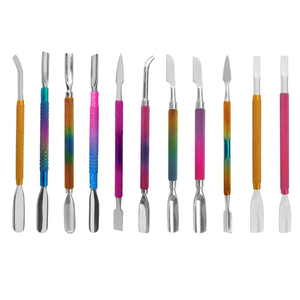 Empujador de cutículas profesional para el mantenimiento de uñas, herramienta de manicura para el tratamiento de uñas y cuidado personal, para uso en salones. - Product Image 4