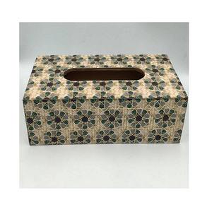 Soporte de caja de pañuelos decorativo para el hogar moderno servilletero de madera de la mejor calidad para hoteles resorts decoración de mesa de café servilletero - Product Image 4