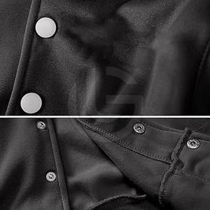 Chaqueta de Letterman recortada de alta calidad para mujer con logotipo personalizado, la mejor chaqueta de Letterman recortada de tela para mujer - Product Image 6