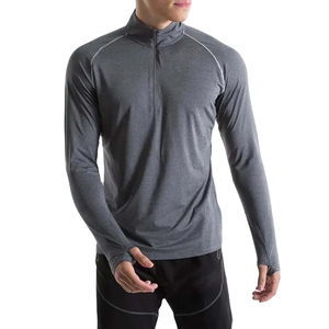 เสื้อสเวตเชิ้ตแขนยาวผู้ชายแบบซิป 1/4  สำหรับขายส่ง เสื้อลำลองสไตล์สปอร์ต - Product Image 1