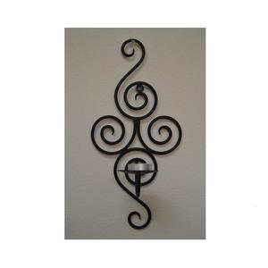 Decorative Iron Candle Sconces Artistic <b>Wall</b> Mounted Candle <b>Lighting</b> Elements Enhancing Elegant Interior Design Themes - Product Image 1