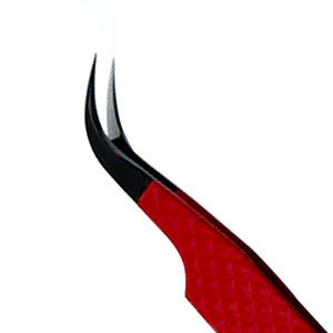 Pinzas de extensión de pestañas hechas de acero inoxidable Pinzas de extensión de pestañas de etiqueta privada para venta en línea - Product Image 5