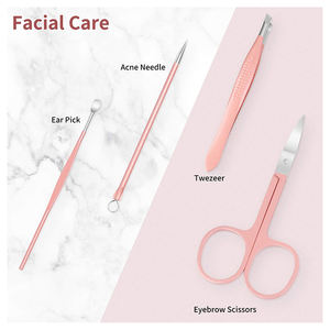 Ensemble de manucure professionnel de 12 pièces, kit de coupe-ongles, outils de soin des pieds, acier inoxydable, kit de toilettage pour femmes, pour les voyages ou à la maison - Product Image 4