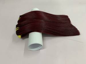 Extensions de cheveux humains vierges Remy 100% de qualité supérieure, tendance 2024, trame de peau SDD, lisses, vietnamiennes, avec fermeture - Product Image 3