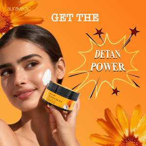 Crema Detan 50ml, Crema Facial para el Cuidado de la Piel con Cúrcuma, Glicerina, Ácido Hialurónico, Ingredientes Herbales para Eliminar el Acné y Cuidar la Piel del Rostro - Product Image 3