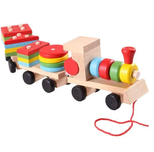 Un juguete imprescindible de madera con ruedas para involucrar a los niños pequeños en el desarrollo de habilidades basadas en el movimiento disponible a precios al por mayor - Product Image 1